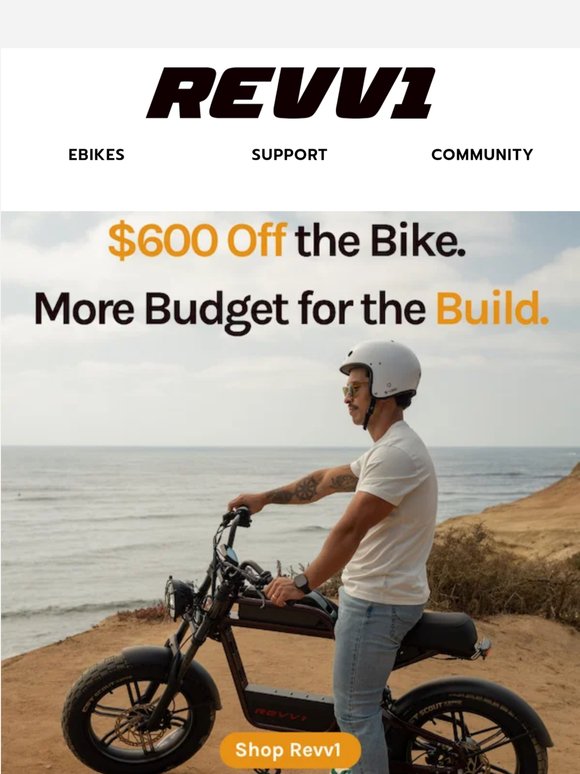 Memorial Day Sale. Build your Revv1