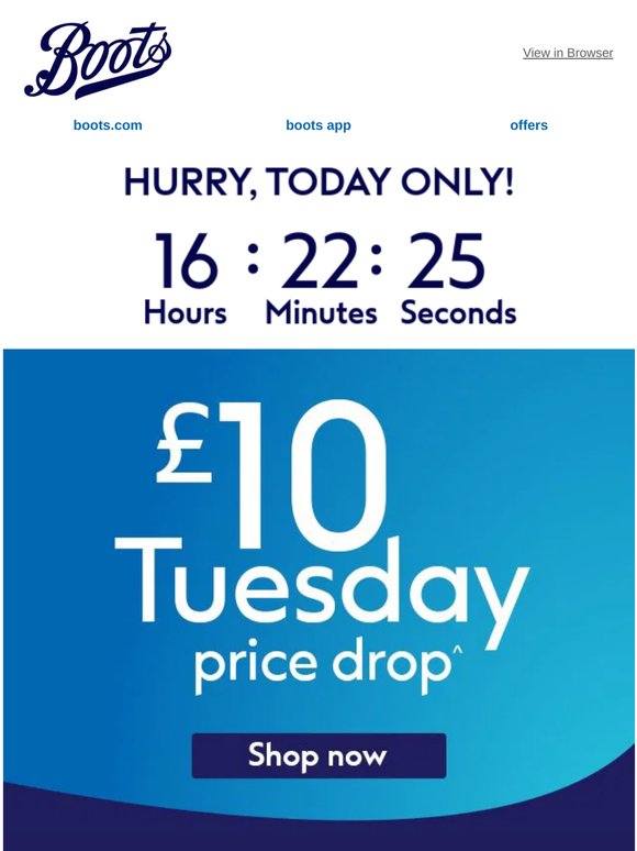Everyone's favourite! £10 Tuesday!