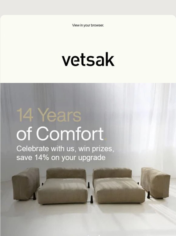14 years of comfort