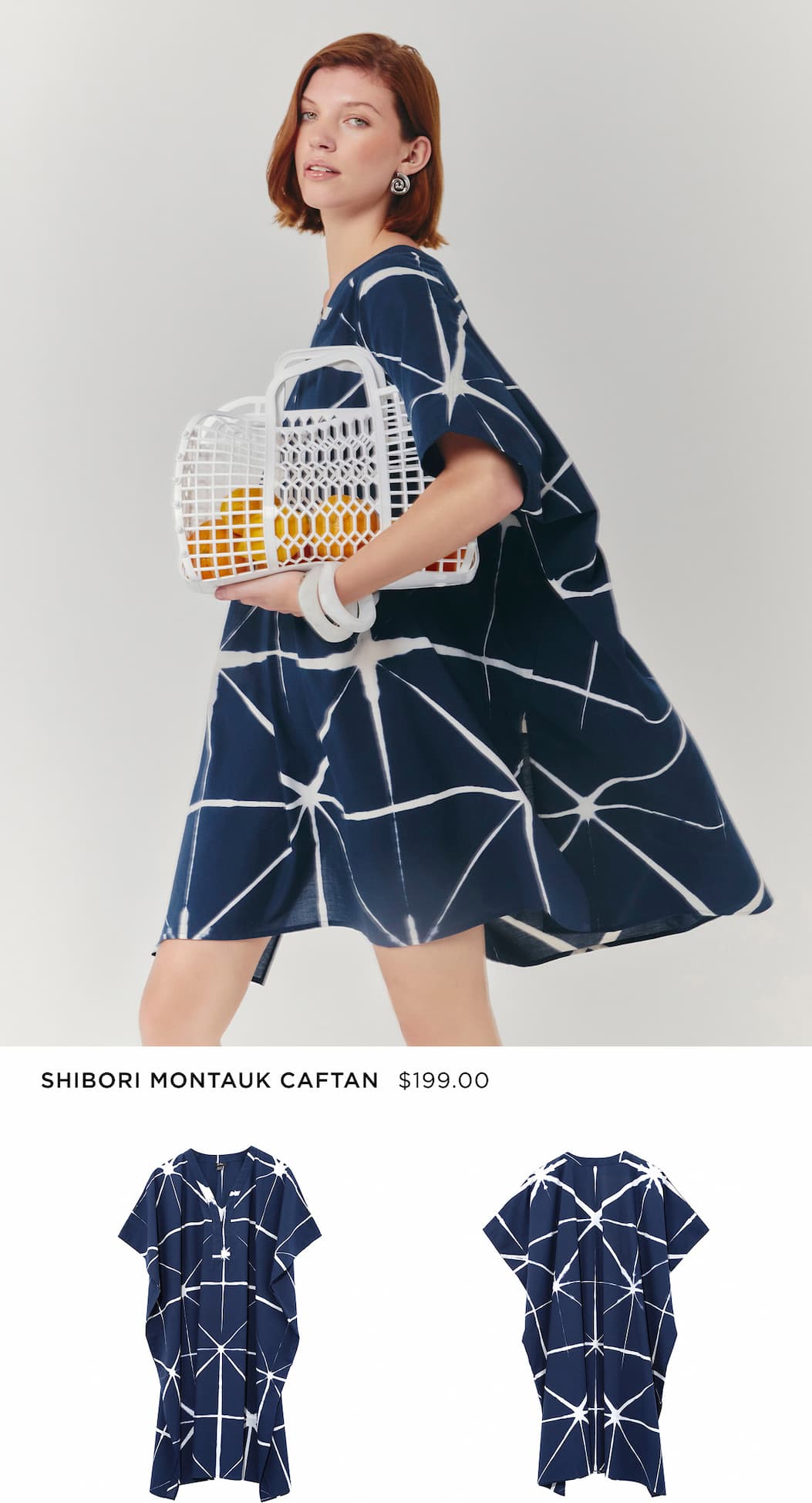 Shibori Montauk Caftan