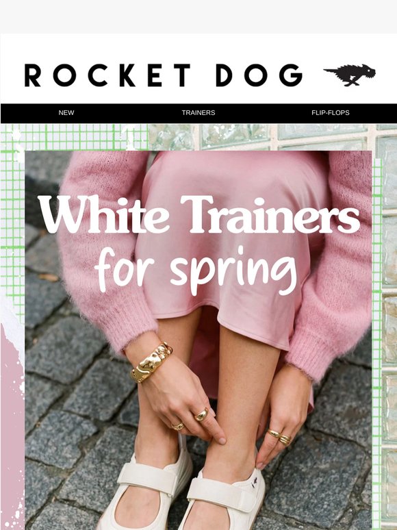 Your Spring Essential: White Trainers 🤍