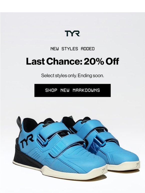 Last Chance: 20% Off L-2 Lifters & Maverick Runners