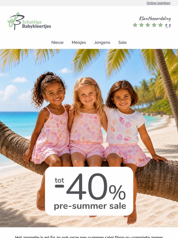 💖 Pre-summer sale is gestart