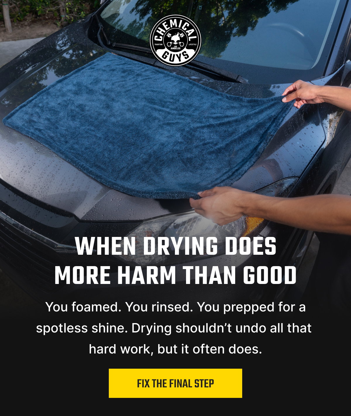When Drying Does More Harm Than Good
