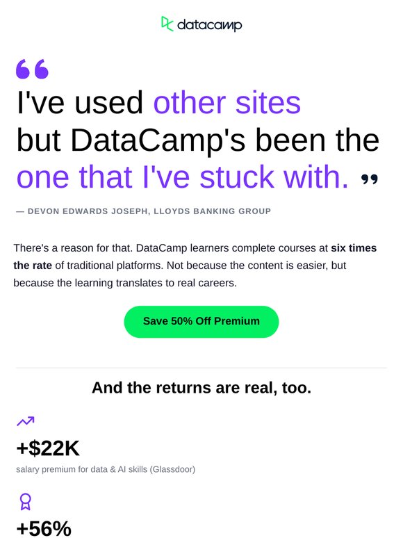The data skill that adds $22K to your salary. Now 50% off