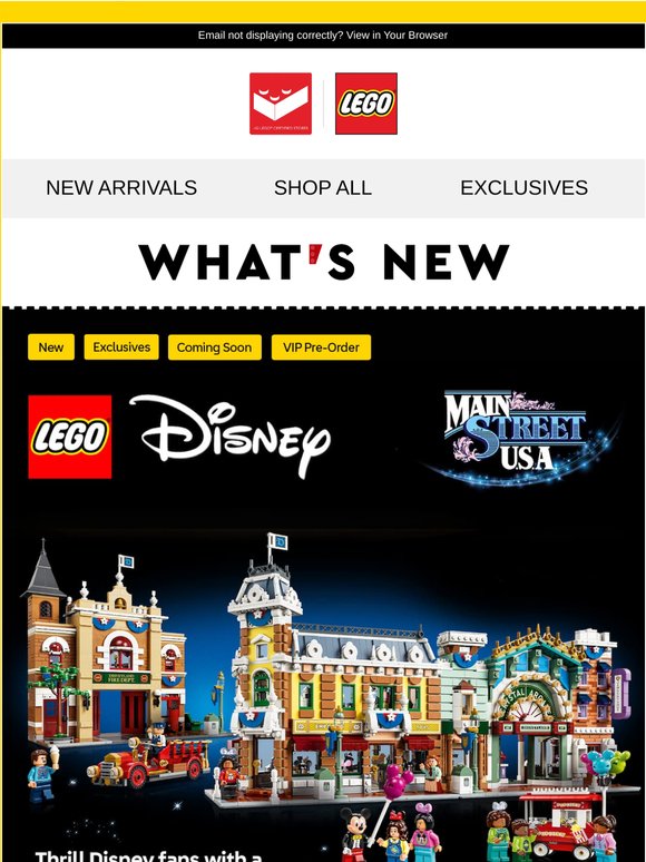✨ NEW ✨ LEGO® ǀ Disney Main Street, U.S.A.