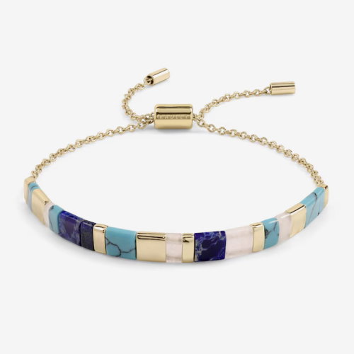Radley 18ct Gold Plated Brass Semi Precious Stone Friendship Bracelet