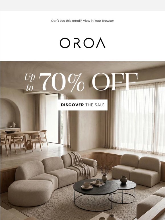 Up to 70% OFF (and that’s just the beginning)