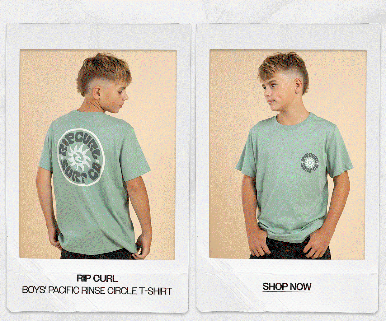 Rip Curl Boys' Pacific Rinse Circle T-Shirt