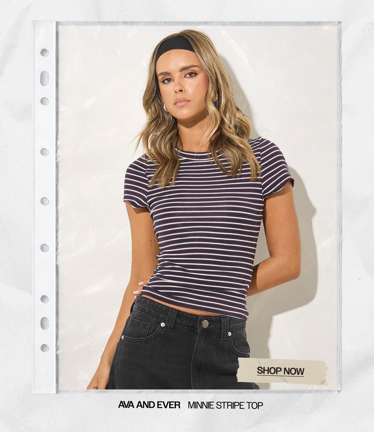 Ava And Ever Minnie Stripe Top