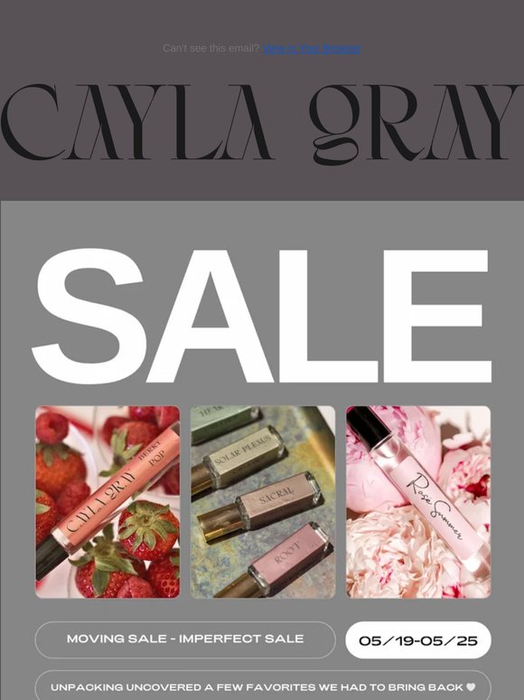Our BIGGEST Imperfect Sale - Up to 50% OFF 🚨