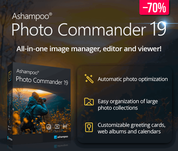 Ashampoo® Photo Commander 19 | All-in-one image manager, editor and viewer!