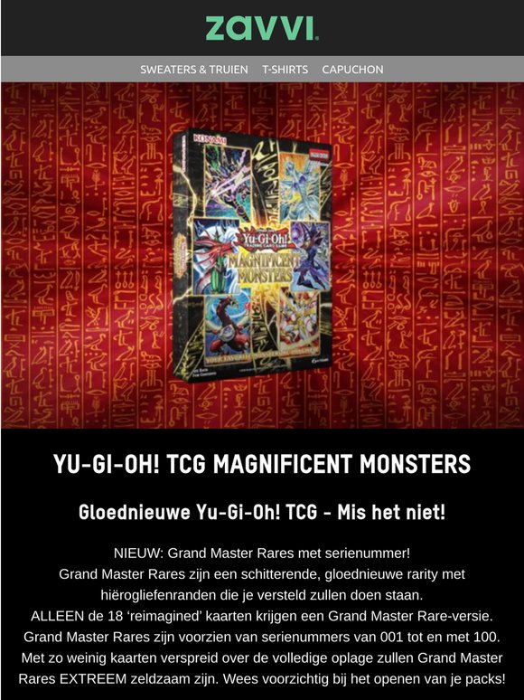 Gloednieuw! Yu-Gi-Oh! TCG Magnificent Monsters & Harry Potter Trading Cards Hobby Box