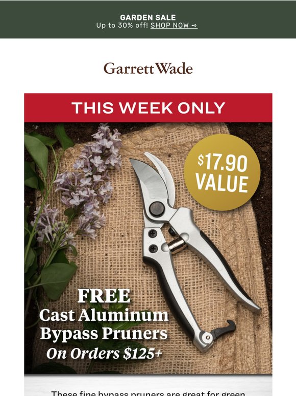 Free Pruners!
