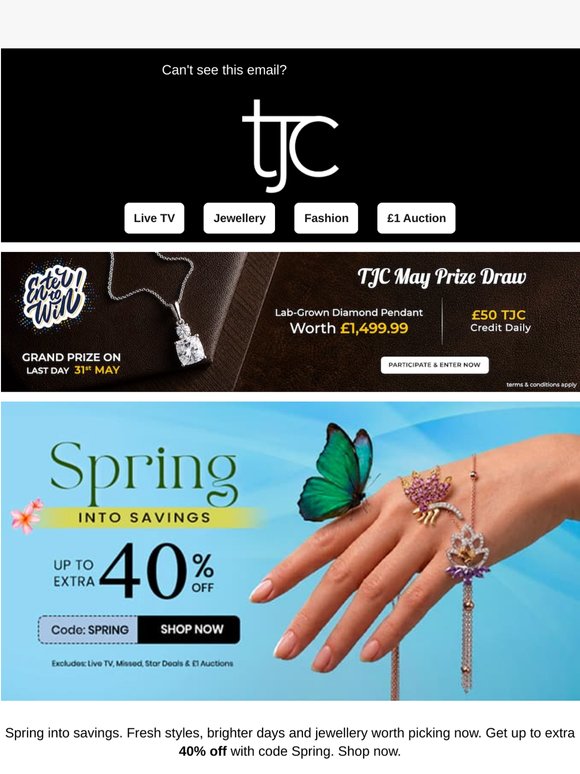 Your spring sparkle is waiting, but not for long