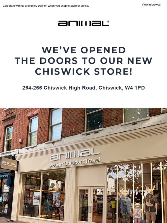 Say Hello! Our New Chiswick Store Is Open 🎉