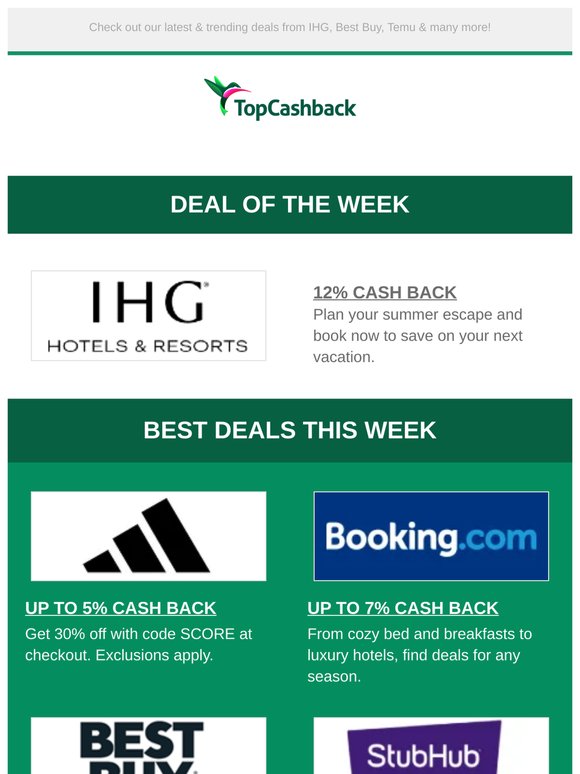 Soak up the savings! 🌞 Up to 100% Cash Back! 

💸✨