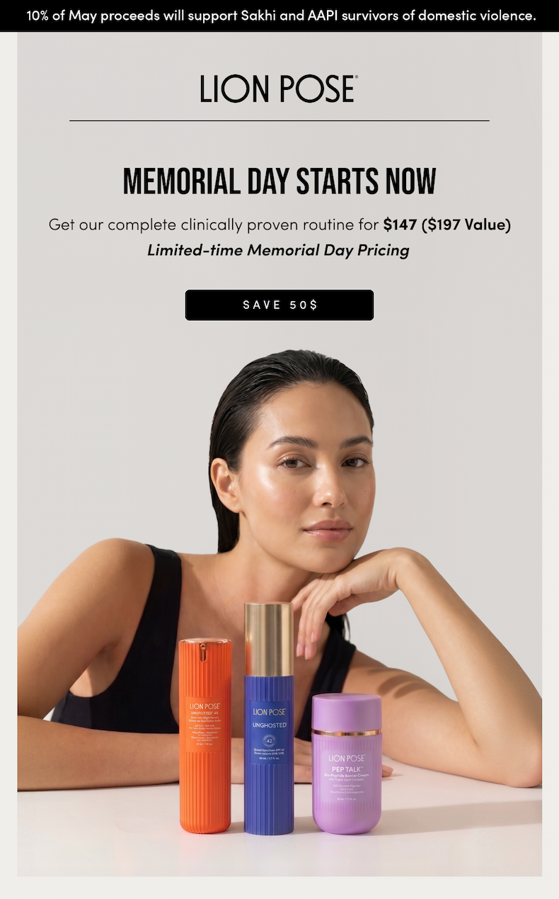Memorial Day VIP Sale