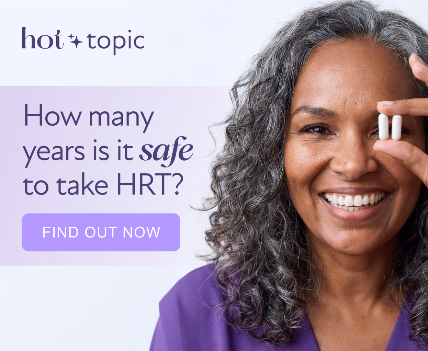 Hot Topic: How many years is it safe to take HRT? [WATCH VIDEO]