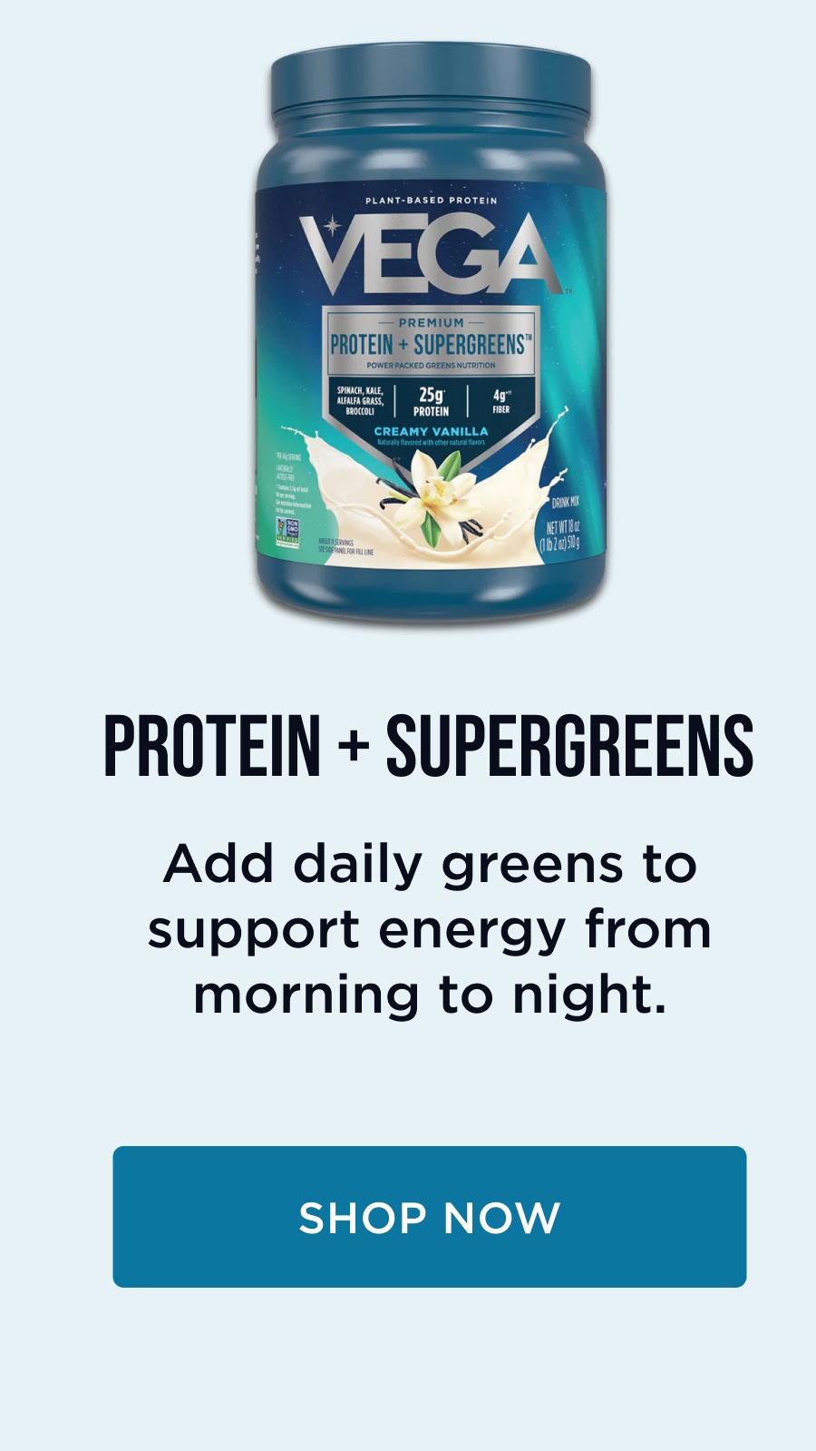 protein + supergreens