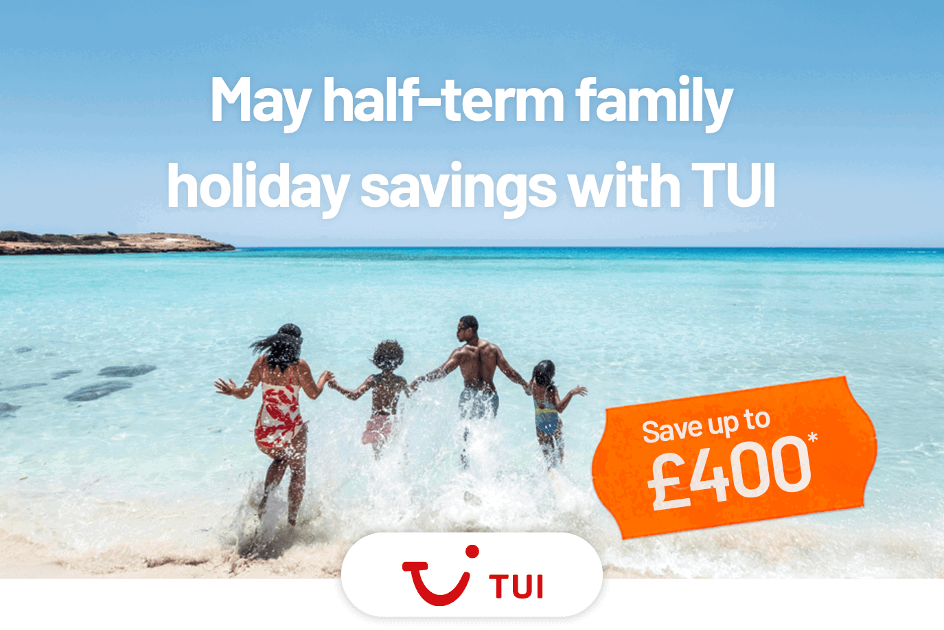 May half-term family holiday savings with TUI