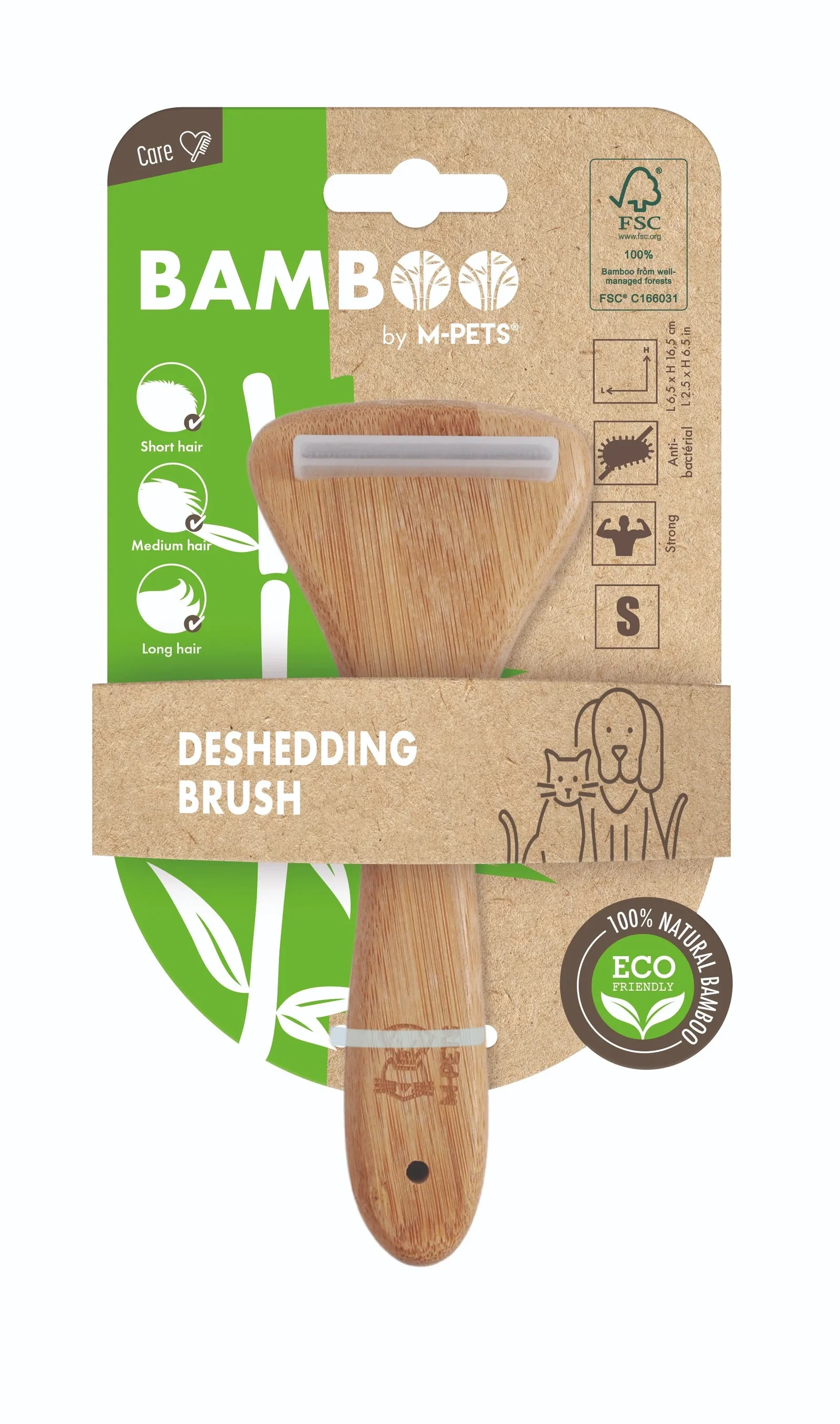 Image of M-Pets Bamboo Brushes for Dogs