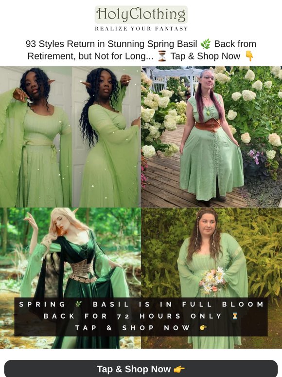 Retired Spring 🌿 Basil is Back  72 Hours Only... ⏰