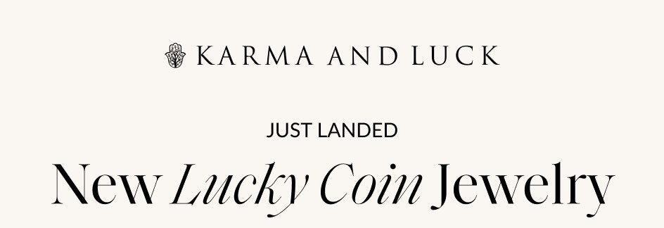 JUST LANDED New Lucky Coin Jewelry