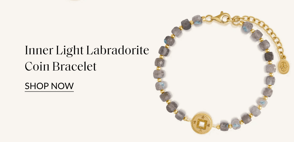 Inner Light Labradorite Coin Bracelet