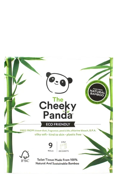 The Cheeky Panda Bamboe Toiletpapier - 9 rollen