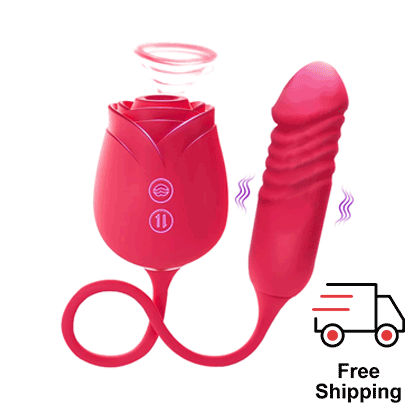 Rose Mary 2026 Dual Massager – Clit & G-Zone Pleasure Bodysafe Silicone