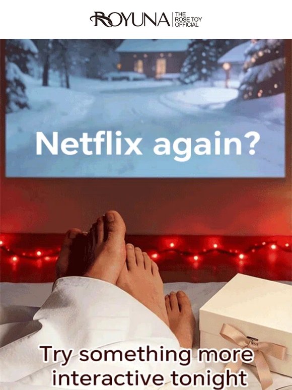 Netflix again? 😴🍿
