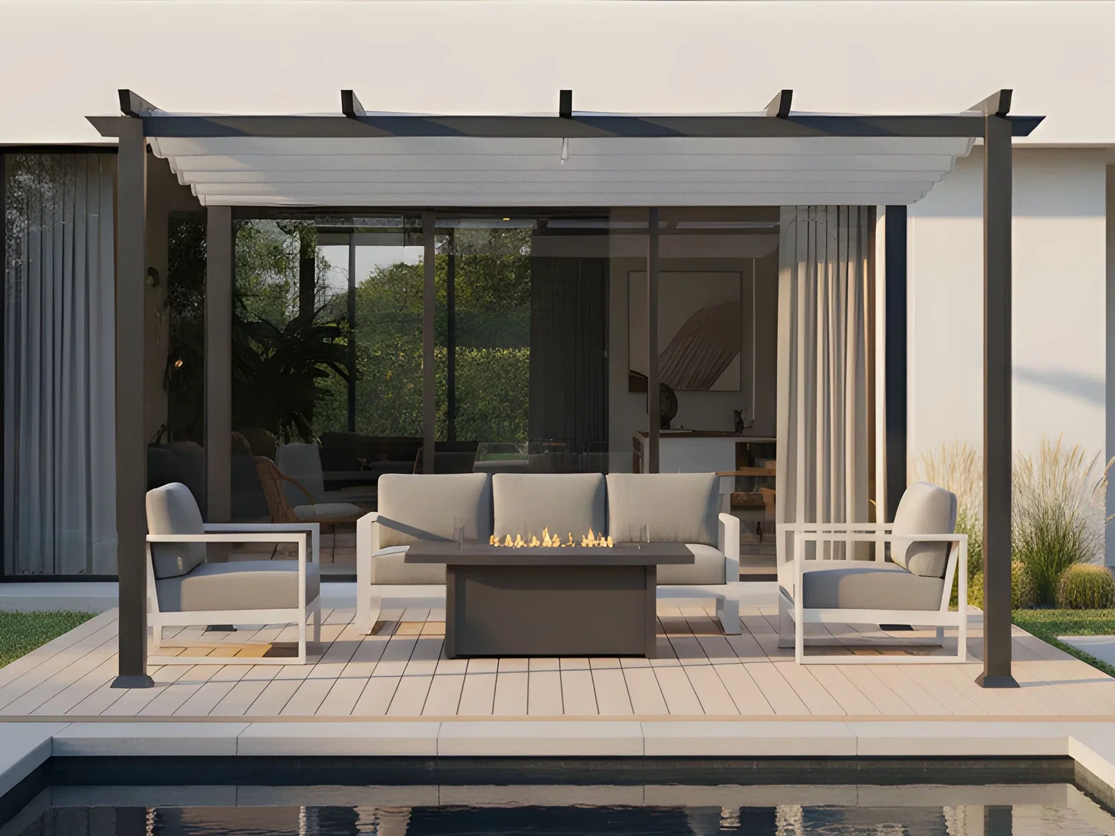 Image of Modena Soft Top Pergola