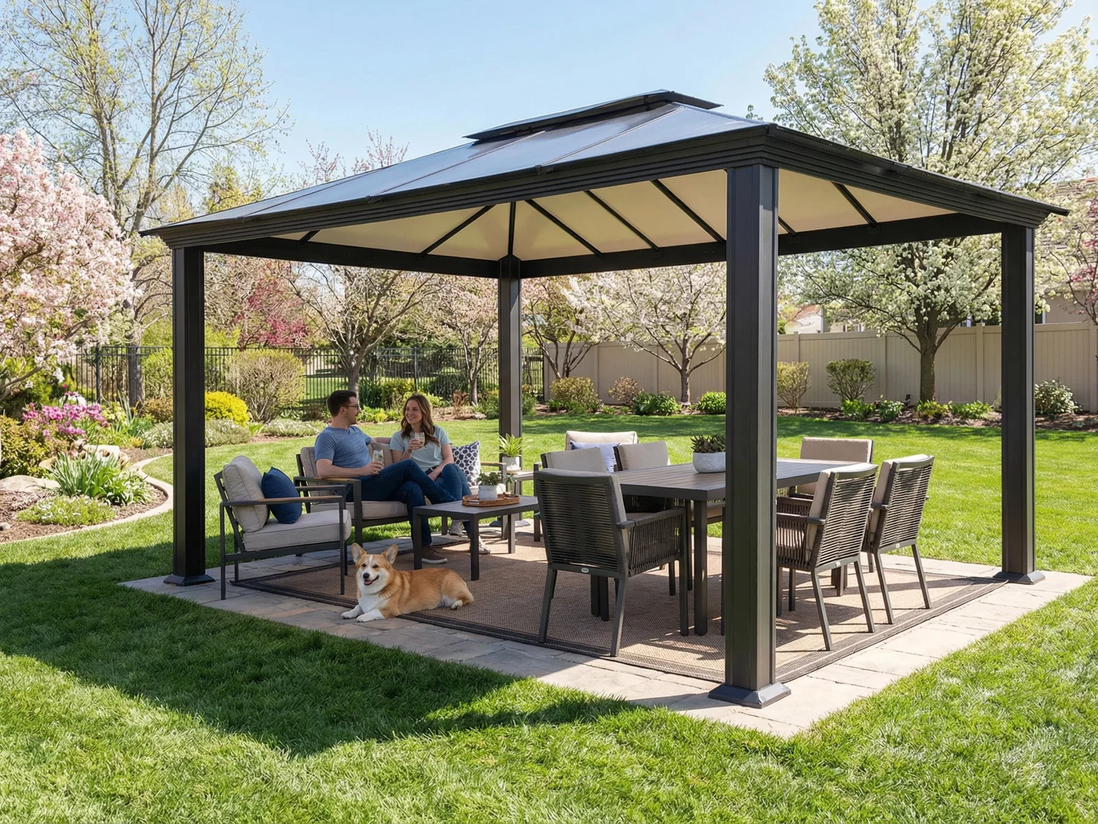Image of Santa Monica Hard Top Gazebo