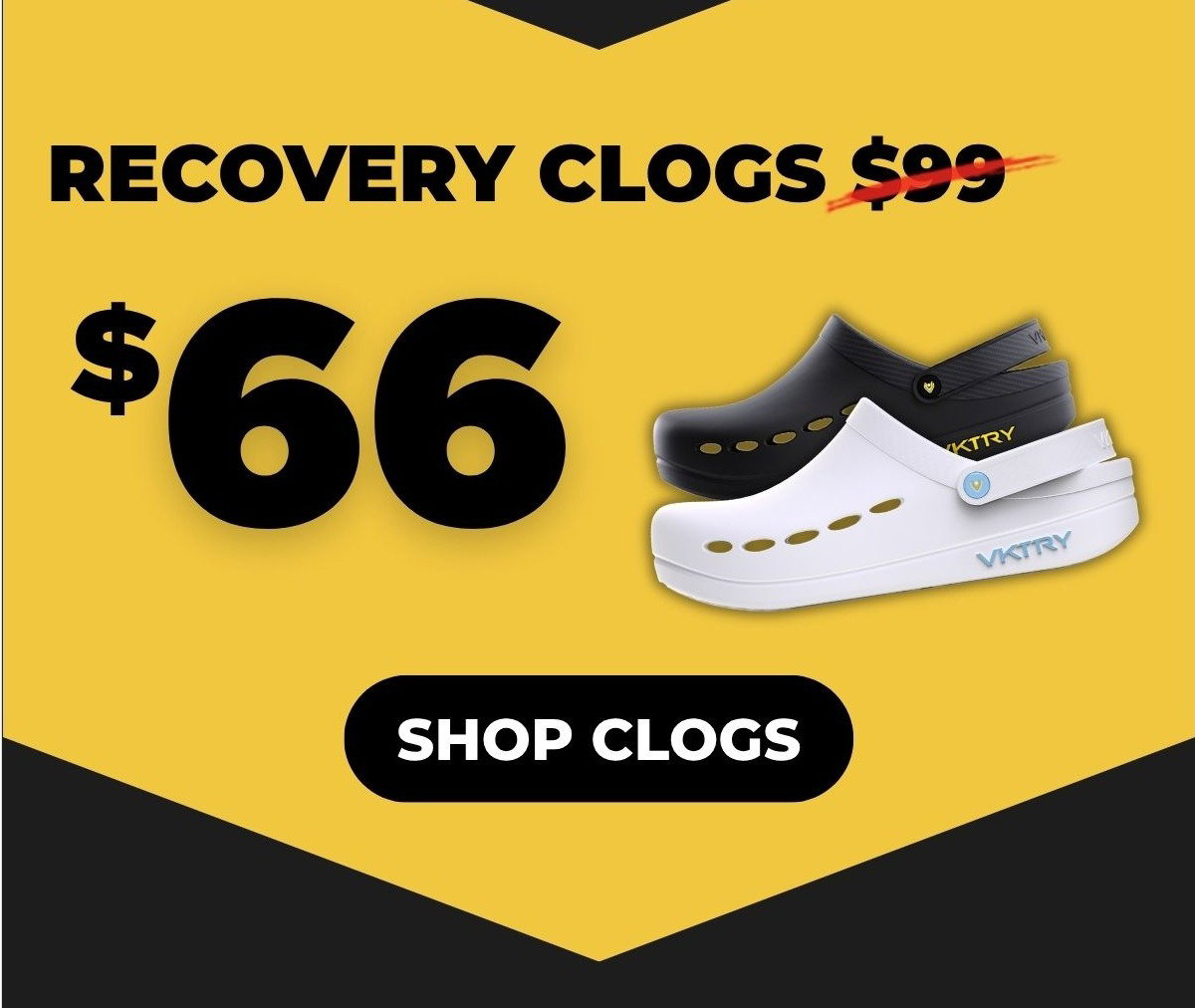SAVE $33 on Recovery Clogs