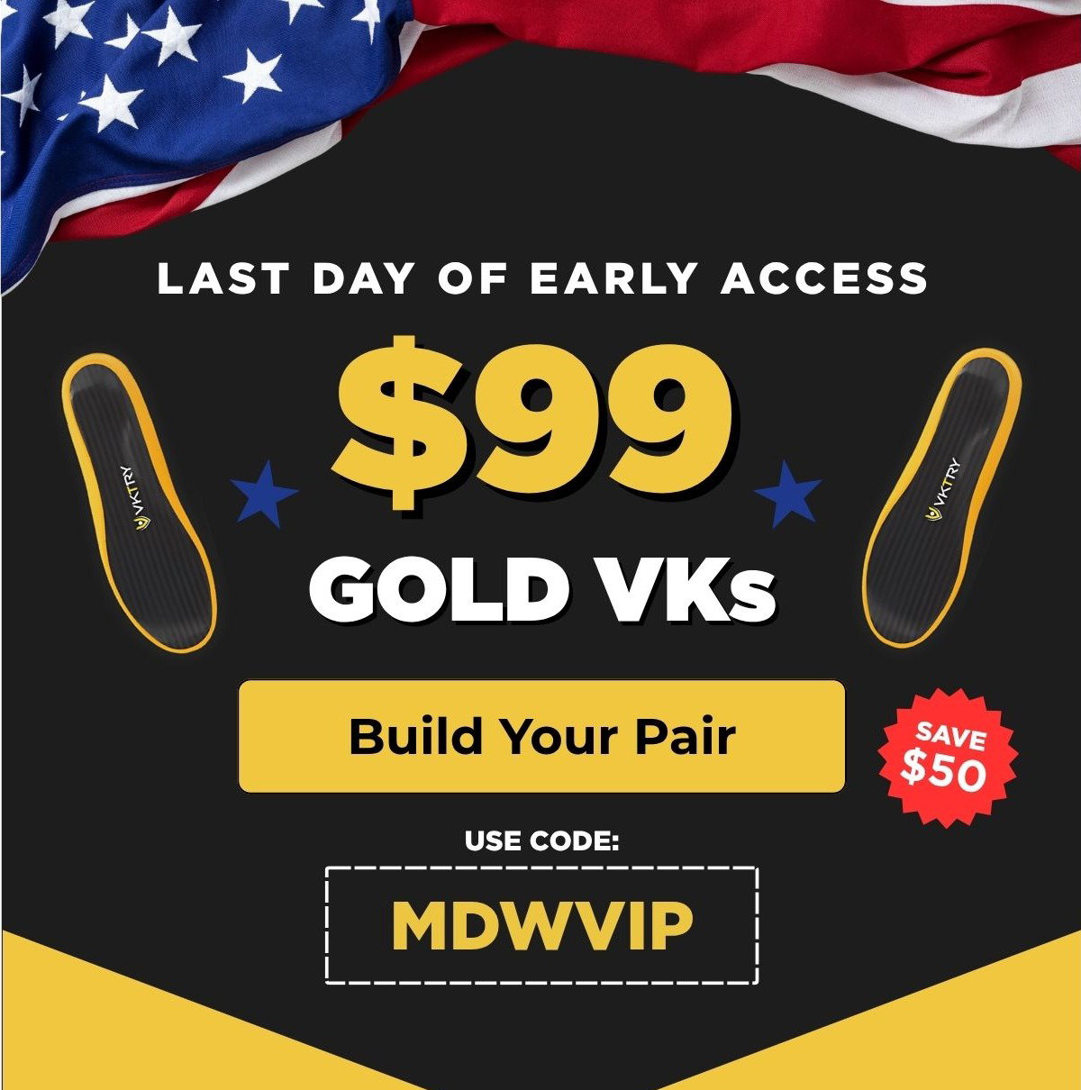 Last Day of Early Access - $99 Gold VKs 