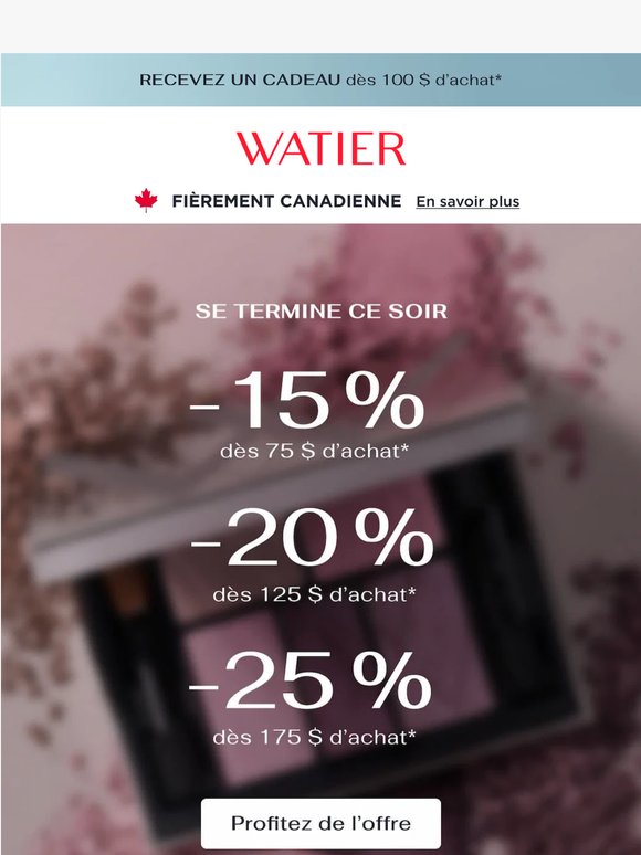 Dernier jour : économisez jusqu’à 25 % 🚨