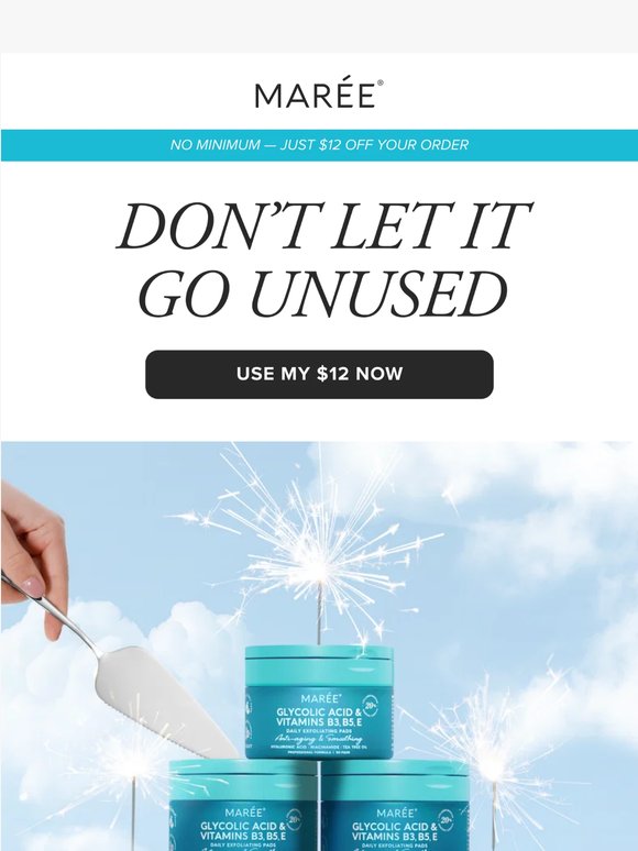 Did you use your $12 gift yet?