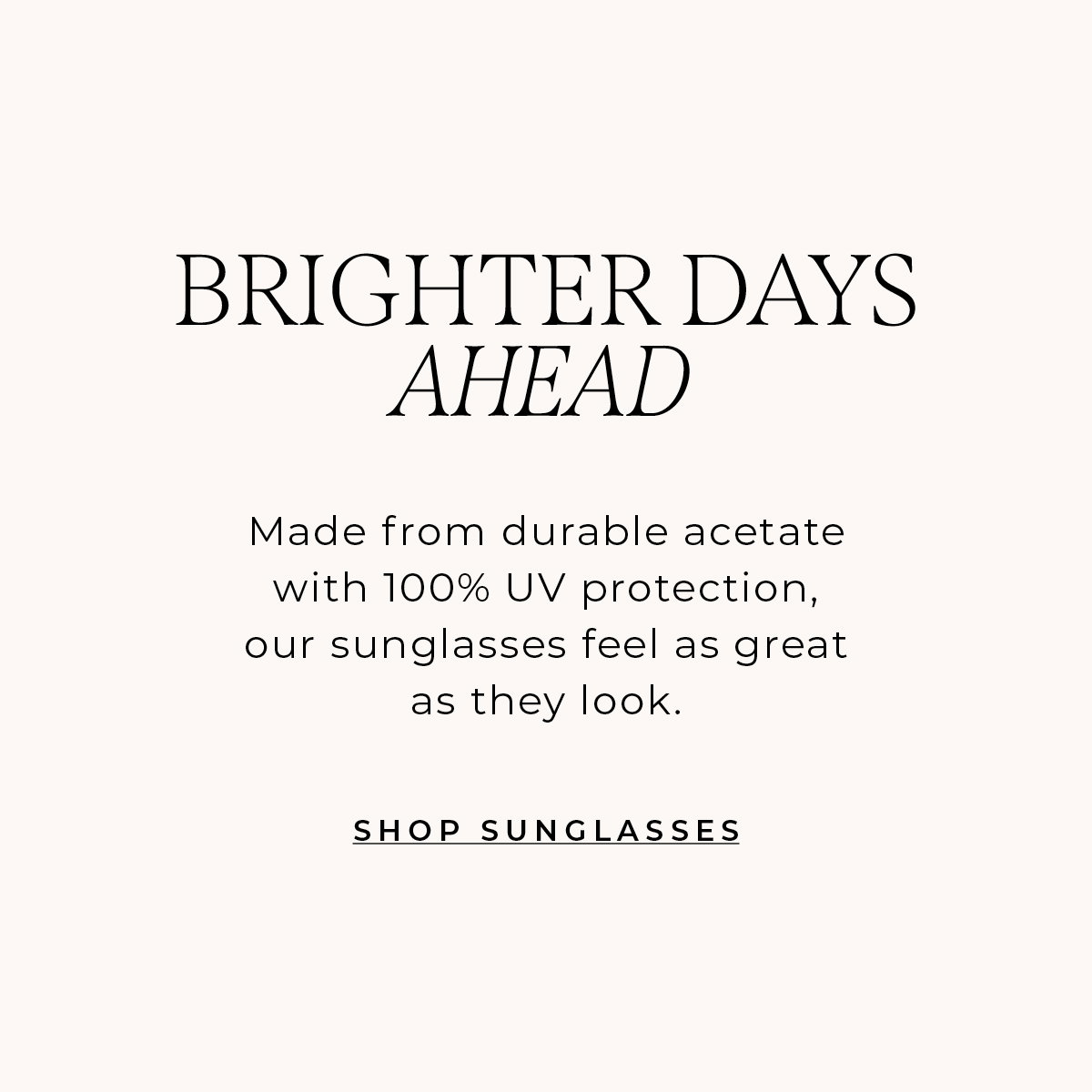 Shop sunglasses