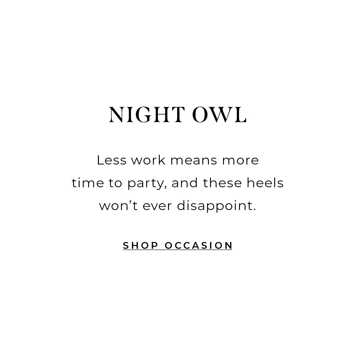 Shop occasion