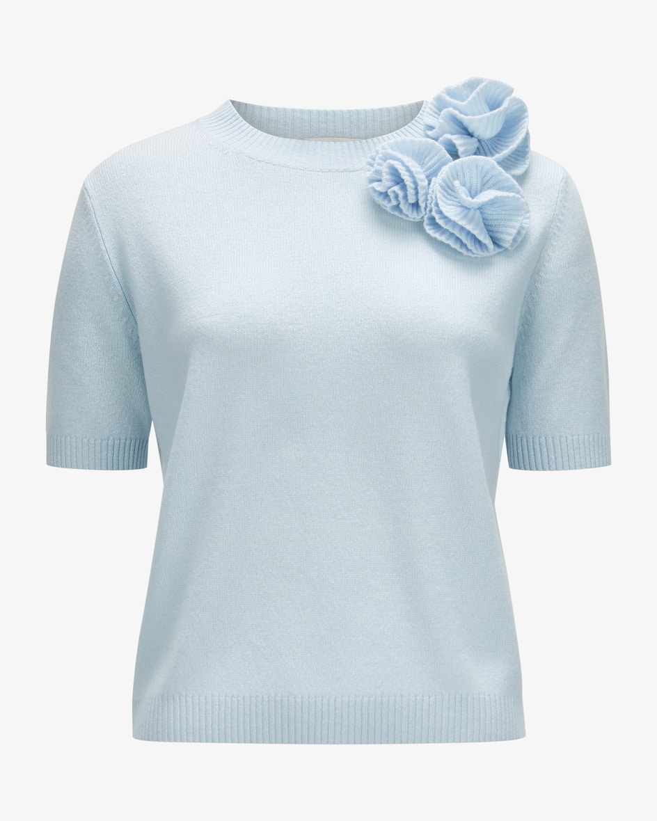 Strickshirt aus Schurwolle und Cashmere