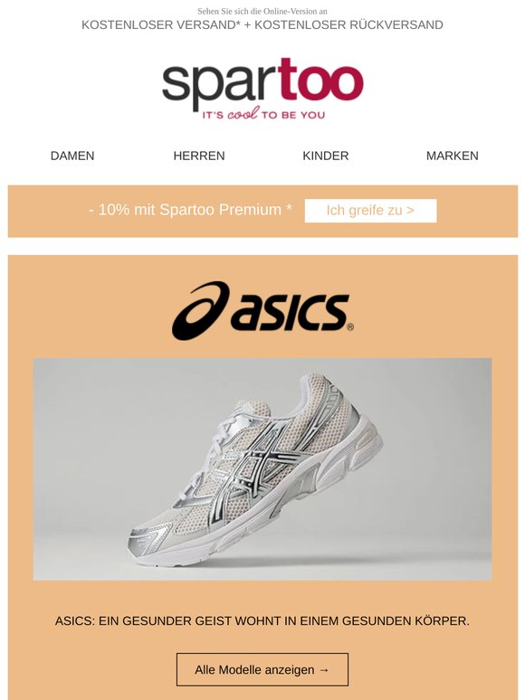 🚥 3...2...1 shoppen! Kostenlose Lieferung für Asics, Superga, Levi's, MICHAEL Michael Kors, Unisa, Betty London, Guess und The North Face