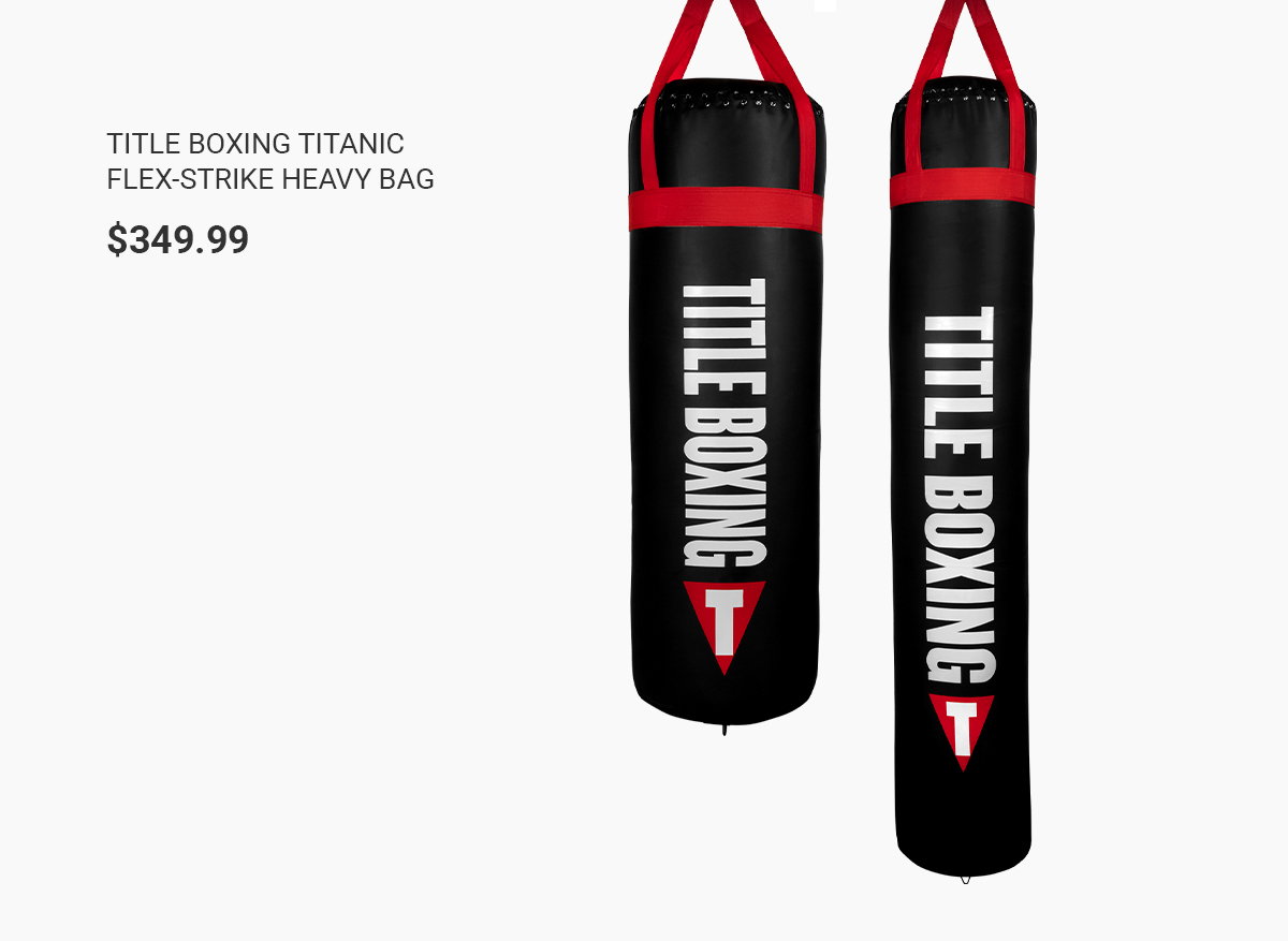 SHOP TITLE BOXING TITANIC FLEX-STRIKE HEAVY BAG