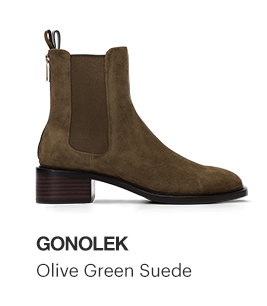Gonolek, Olive Green Suede