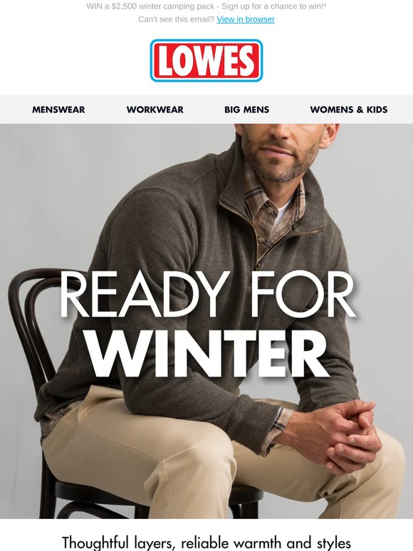 Layer up for less: New winter arrivals from $19.95!*