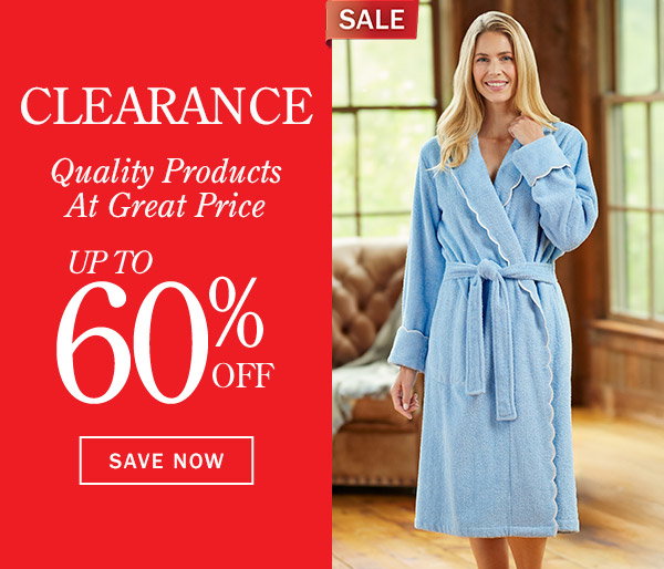 Clearance. Quality Products at Great Prices Up To 60% Off. Save Now. Sale: Ella Simone Scalloped Cotton Terry Bath Robe