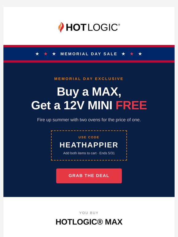 Buy a MAX, get a 12V MINI free 🔥