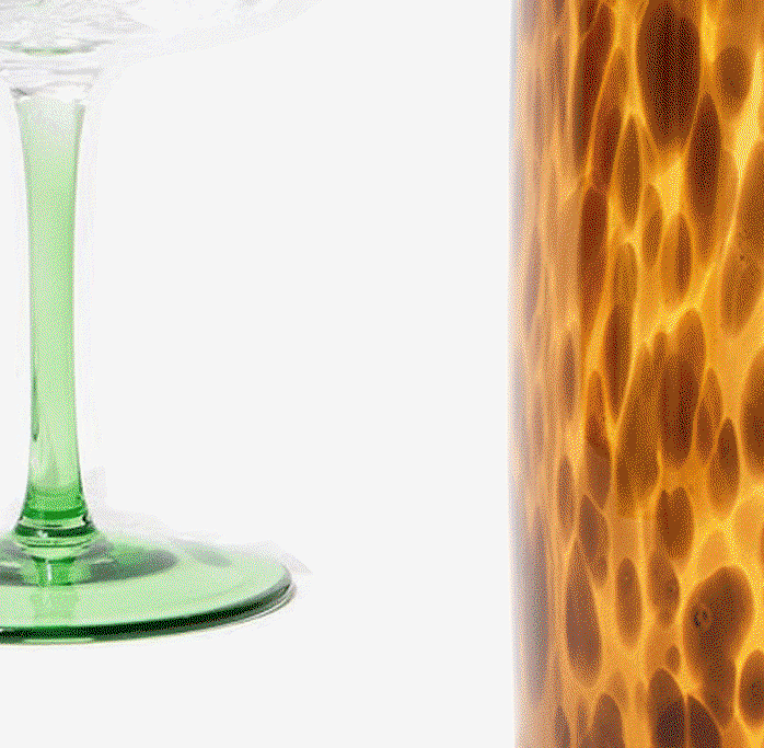 Padera Brown Speckle Glass Vase