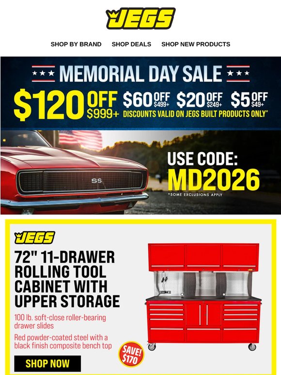 More Memorial Day Savings Inside