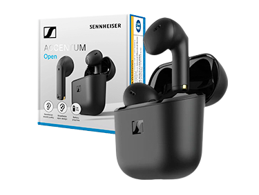  Auriculares Bluetooth Sennheiser Accentum Open True Wireless Negro 